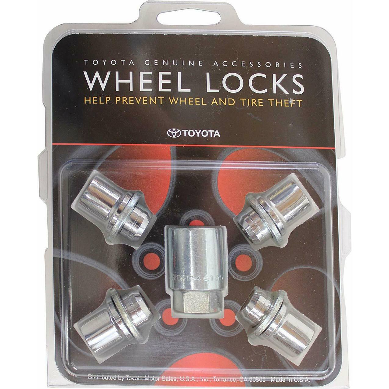 Wheel Lock Set (Wheel Locks) Genuine Toyota 0027600900